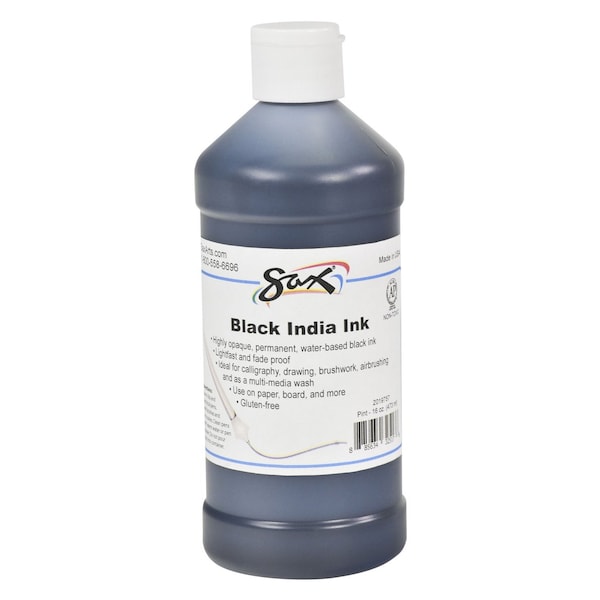 Sax Black India Ink, Pint SS401000 Zoro
